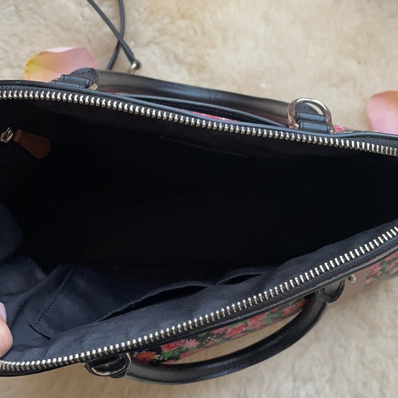 Flowery COACH Crossbody Satchel Bag - Picture 7 of 7